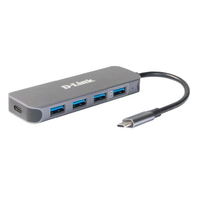 D-Link DUB-2340 USB Type-C Hubs and Concentrators 5000 Mbit/s Gray