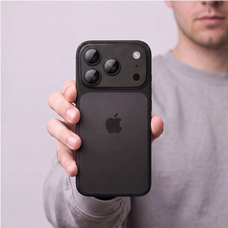 8. Tech-Protect Camfull Fit+ Camera Cover for iPhone 18 Pro Max - Black