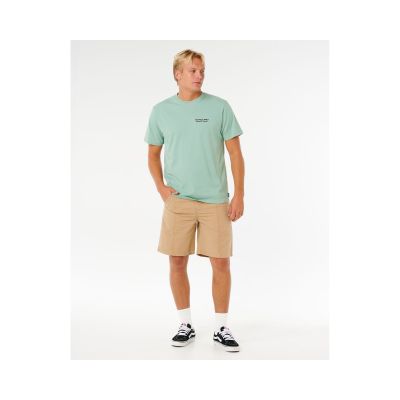 3. RIP CURL Vaporcool Search Peak Tee Green