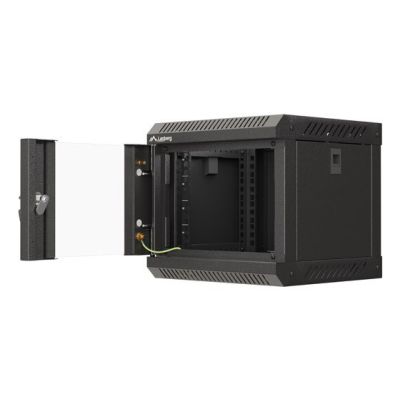 5. Lanberg WF11-3304-10B 4U Rack Wall Mount Cabinet Black