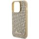 6. Guess Disco Metal Script case for iPhone 15 Pro - gold