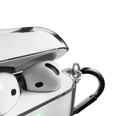 3. Puro 0.3 Nude Case for AirPods 4 - Transparent