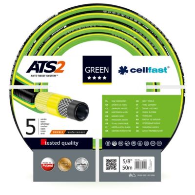 CELLFAST GARDEN HOSE GREEN ATS2 SIZE: 5/8" LENGTH: 50m