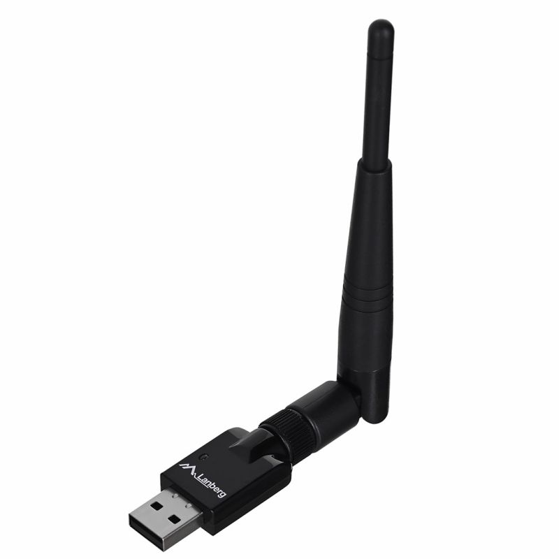 Lanberg N150 NC-0150-WE Network Card (USB 2.0, WiFi Antenna Connector)