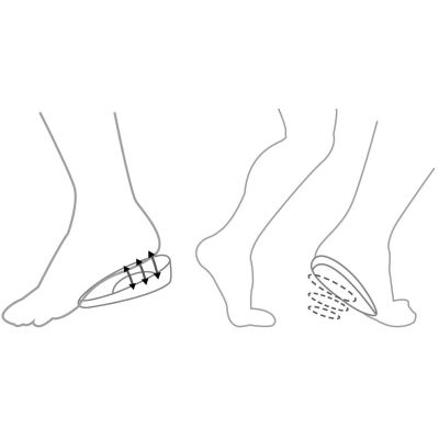 6. UMBRO GEL HEEL INSERTS SIZE 42-48