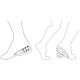 6. UMBRO GEL HEEL INSERTS SIZE 42-48