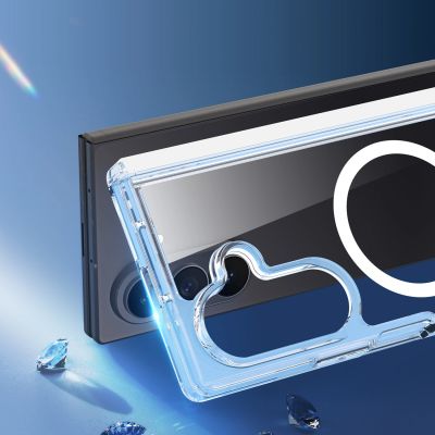 10. Dux Ducis Clin Mag Case for Samsung Galaxy Z Fold 8 / Z Fold 7 Compatible with MagSafe - Transparent