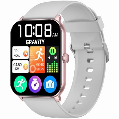 6. Smartwatch Gravity Rose Gold Gray GT36-2