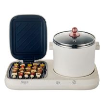 Adler 2-in-1 Breakfast Station - Grill and Cooking Pot