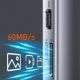 22. Baseus Metal Gleam 11in1 multifunctional USB Type C HUB - 3x USB 3.2 Gen 1 5Gbps / USB Type C PD 100W / 3.5 mm mini jack AUX / VGA Full HD 60Hz / 2x HDMI 4K 30Hz / TF and SD card reader / RJ45 1Gbps gray (CAHUB-CT0G)