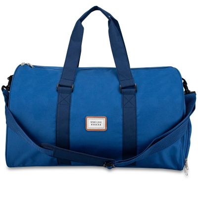 2. SPORTS/FITNESS BAG A3031 BLUE SEMI LINE