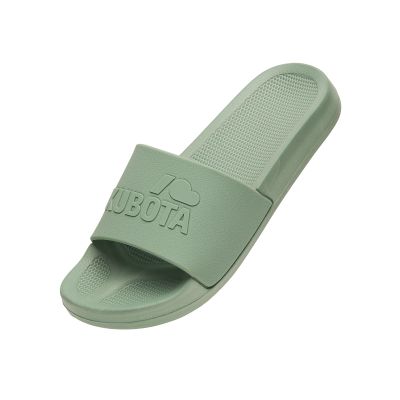 3. Kubota basic plain pastel green pool flip-flops K25SS-101-001-17-1