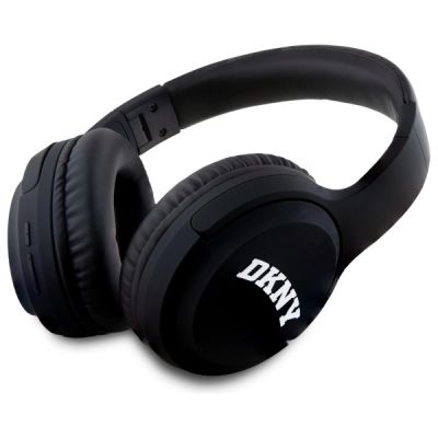 2. DKNY DKBH3DNYAK Bluetooth On-Ear Headphones Black/Black Arch Logo