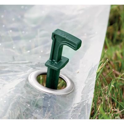 5. FLOO GREENHOUSE FOIL TUNNEL 360CM FOREST GREEN