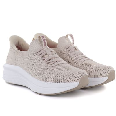 4. Beige women's platform sneakers Kobbo Vinceza 102421
