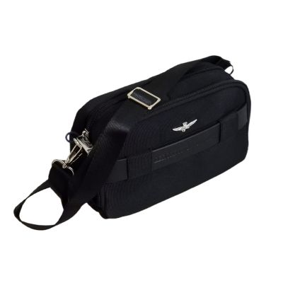 2. Aeronautica Militare Fly Men's Shoulder Bag Black - AM-327