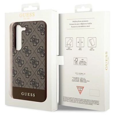 8. Guess 4G Stripe Collection case for Samsung Galaxy S24+ - brown