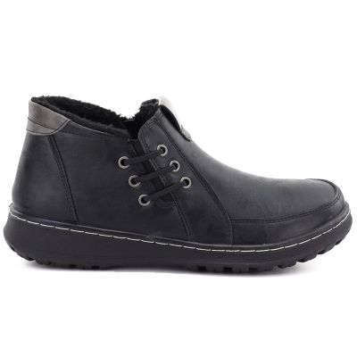 6. Comfortable black women's ankle boots Potocki 25-90349