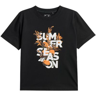 2. Women's T-shirt 4F F2721 deep black 4FWSS26TTSHF2721 20S