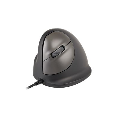 17. Ergonomic R-Go HE Left-Handed USB Mouse Black/Silver