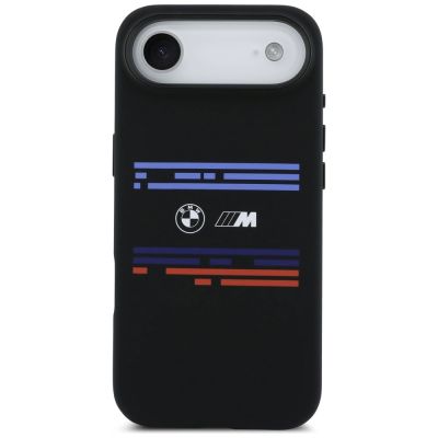 3. BMW M Silicon Horizontal Line MagSafe Case for iPhone Air - Black
