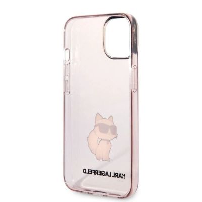 7. Karl Lagerfeld Ikonik Choupette case for iPhone 14 - pink