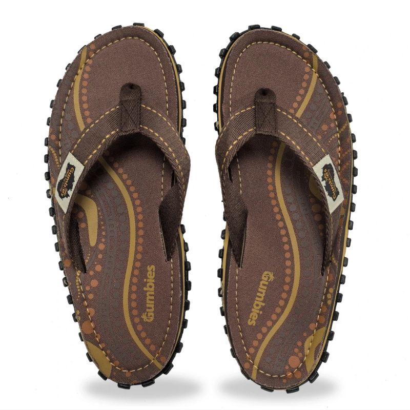 2. Gumbies Islander Flip-Flops Unisex Aboriginal flip-flops GU-FFISL095