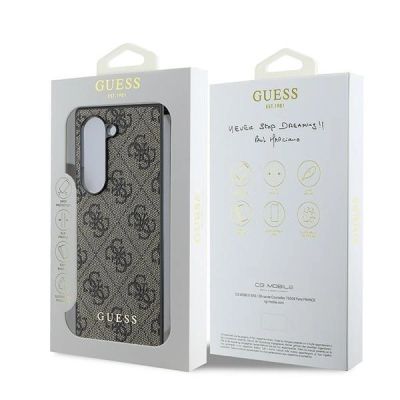 6. Guess 4G Case for Samsung Galaxy Z Fold 6 - Brown