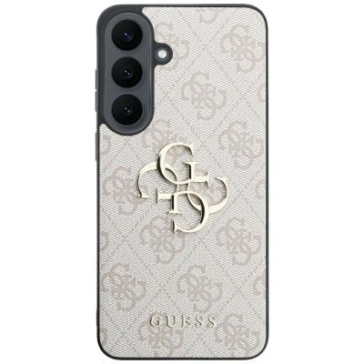 3. Guess Leather 4G Metal Logo Case for Samsung Galaxy S26 FE - Pink