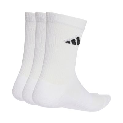6. adidas Cushioned Sportswear Crew 3P Socks White JZ0530