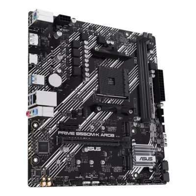 4. ASUS PRIME B550M-K ARGB AMD B550 Socket AM4 micro ATX