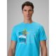 4. Men's regular printed T-shirt 4F 4FRSS26TTSHM4303-33S