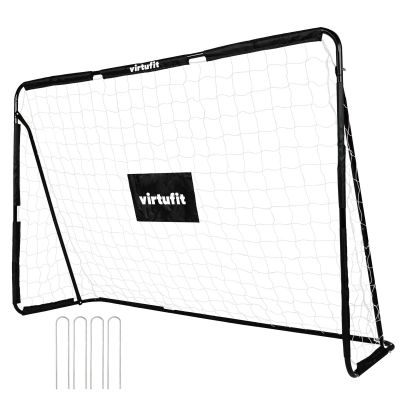 2. VIRTUFIT FOOTBALL GOAL WITH SHOOTING MAT - 215 X 150 CM