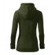4. Women's Trendy Zipper Sweatshirt (Military)