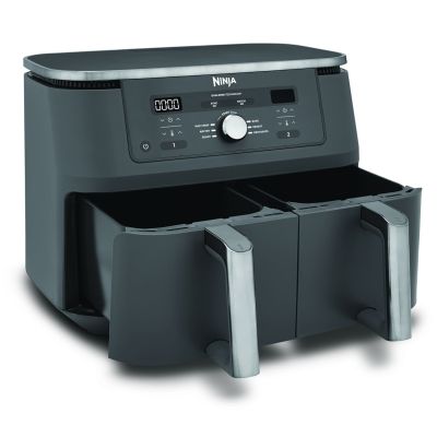 5. Ninja DZ400EU Deep Fryer Double 9.5L Autonomous 2470W Hot Air Fryer Gray