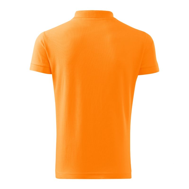 3. Malfini Cotton M MLI-212A2 Mandarin Orange Polo Shirt