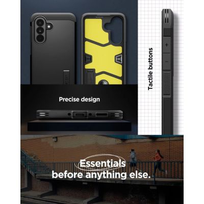 14. Spigen Tough Armor Case for Samsung Galaxy A37 5G - Black