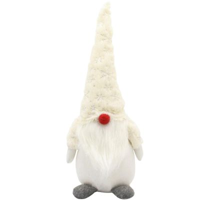 8. DECORATIVE gnome dwarf white 45cm