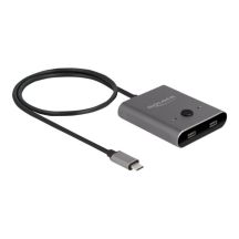 Delock USB 10Gbps USB Type-C? Switch 2 auf 1 bidirectional 8K