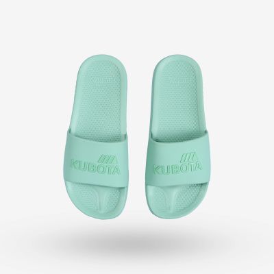 2. Basic plain sage pool flip-flops KUBKBB-SS24-02-17