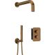 Concealed shower set with thermostatic BOX