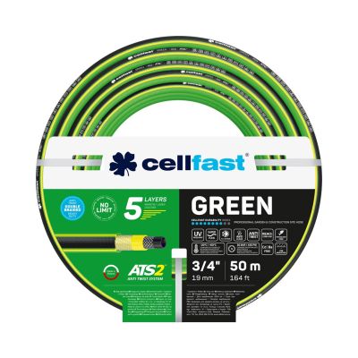 6. Cellfast 15-121 GREEN ATS2™ 3/4" 50m Garden Hose