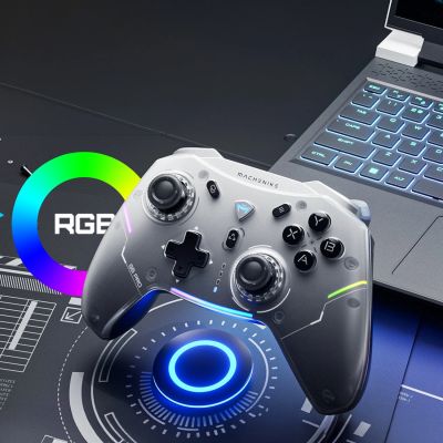 3. Machenike G5Pro Max Wireless Game Controller with Charging Station - Gray