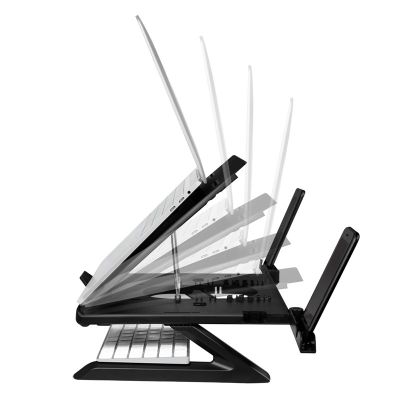 4. LogiLink AA0133 Laptop Stand Notebook Stand Black 40.6 cm (16")