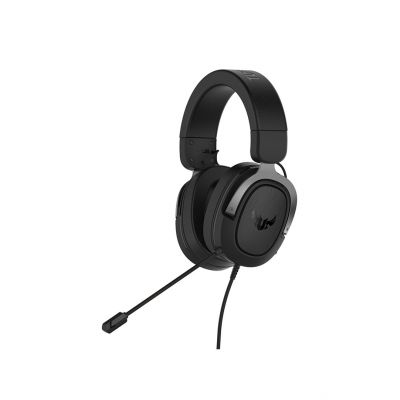 ASUS TUF Gaming H3 Gaming Headset, Wired, Headband, Black, Grey