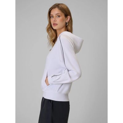 4. Women's regular hooded sweatshirt 4F 4FRSS26TSWSF2990-10S