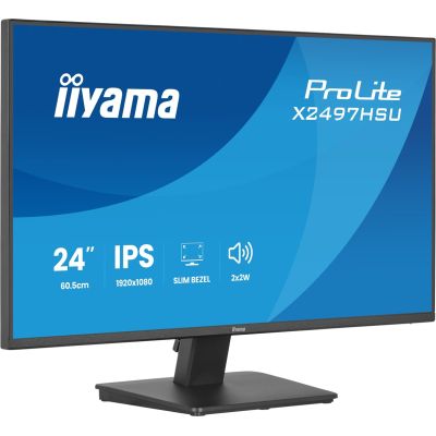 34. iiyama ProLite X2497HSU-B1 computer monitor 60.5 cm (23.8") 1920 x 1080 px Full HD LED Black