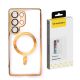 Wozinsky Electroplated Case with Magsafe for Samsung Galaxy S25 - Gold