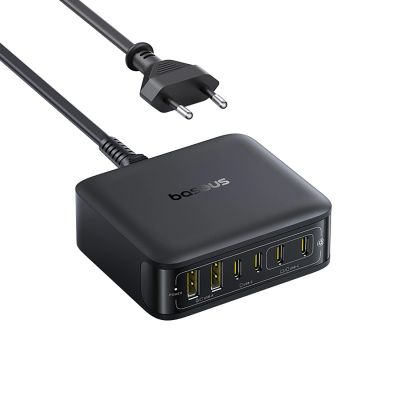 4. Baseus EnerFill FH21 120W Charging Station 4xUSB-C + 2xUSB-A - Black