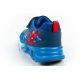 5. Leomil children's sports shoes Spiderman sneakers lightweight with velcro LED blue
